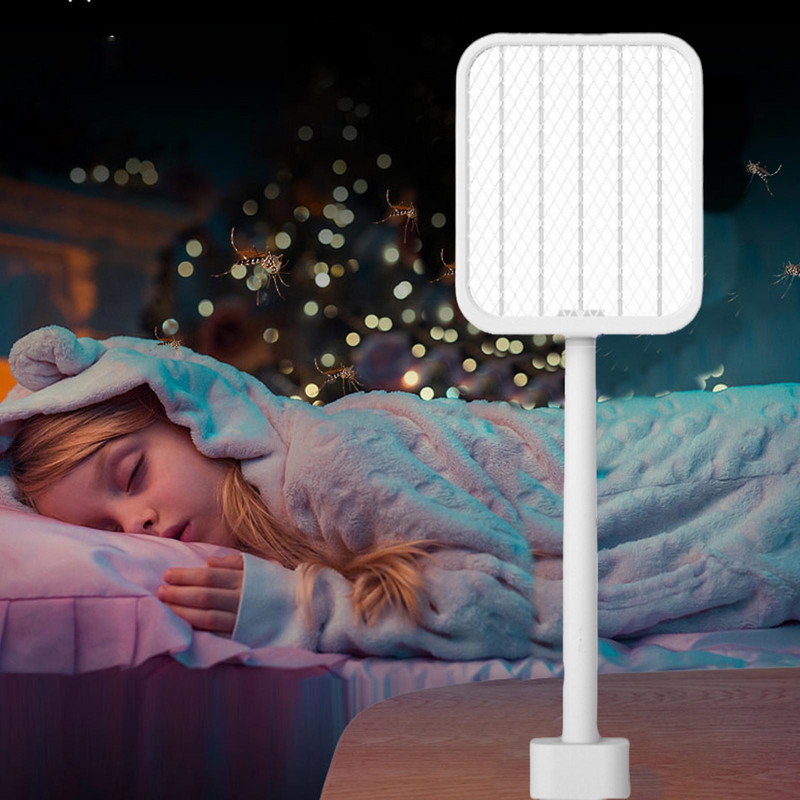 Tânțar electric pliabil pentru țânțari cu tijă telescopică pentru țânțari electric pentru insecte, ucigaș Zapper Killer Usb F9Y5