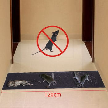 Best 4Pcs Anti Rat Large Big Sticky Glue Mat Rodents Moles Mouse Trap Ποντίκια Ποντίκια Μαύρη αόρατη παγίδα κόλλας ποντικιού