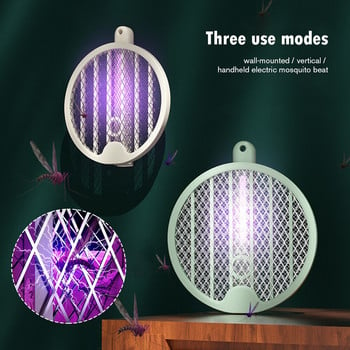 Bug Zapper Killer Trap Ηλεκτρική ρακέτα εντόμων Swatter Protable Foldable Flies Racket for Bedroom Fly Bug Trap