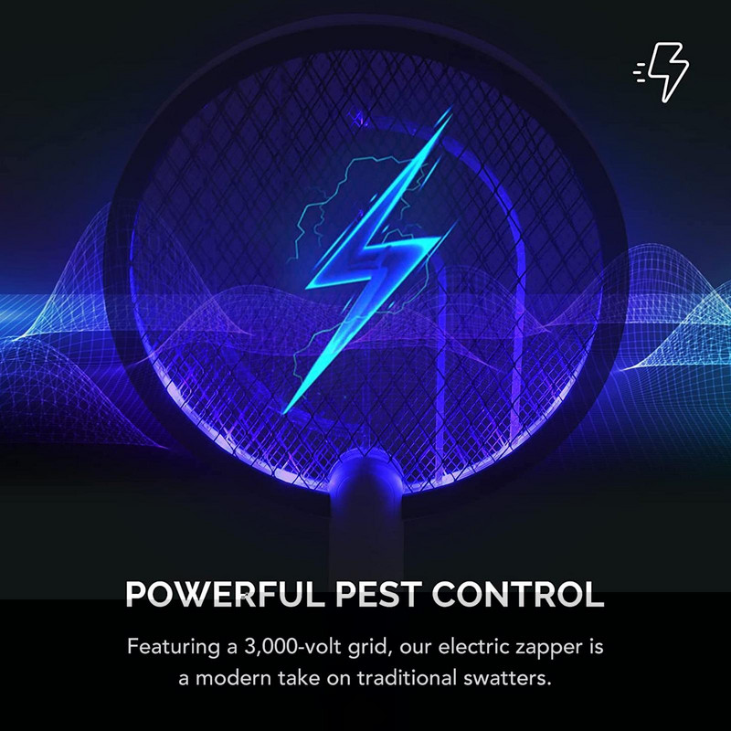 Elektrická pálka na hmyz, komáre, okamžitý hubič hmyzu, raketa na hubenie ôs, osy E3X5