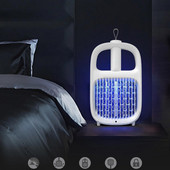 LED elektrická lampa na zabíjanie komárov, lampa na zabíjanie komárov 2 v 1, domáca pasca na hmyz, lampa na zabíjanie komárov