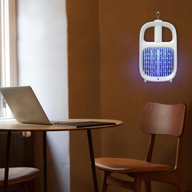 LED elektrická lampa na zabíjanie komárov, lampa na zabíjanie komárov 2 v 1, domáca pasca na hmyz, lampa na zabíjanie komárov