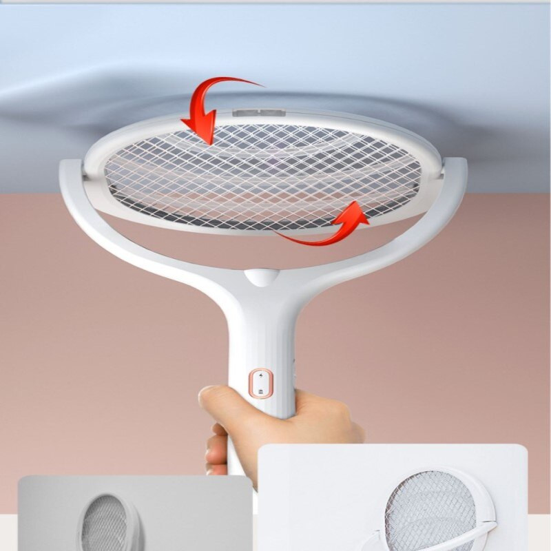 5 U 1 Električna lopatica za komarce 3500 V USB punjiva lampa za ubijanje komaraca Podesiva električna lopatica za kukce Fly Bat matamoscas