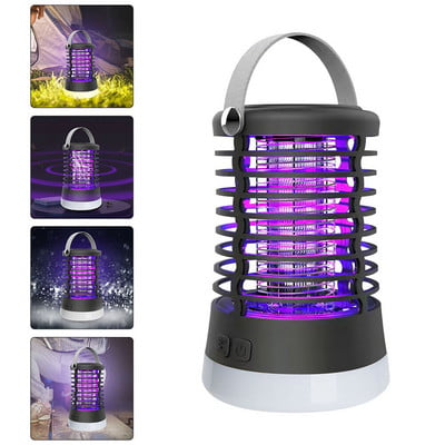 Fotokatalyzátor Mosquito Zapper Silence Mosquito Zapper Lamp Elektrická lampa proti komárom do stanu