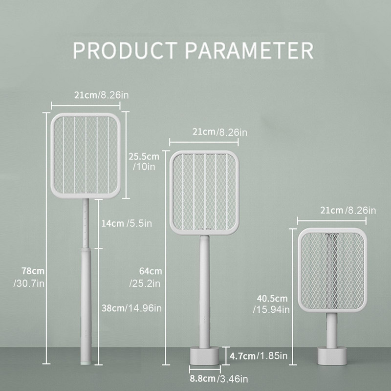 Skladacia elektrická plácačka na komáre, zabijak hmyzu, lampa na zabíjanie hmyzu, elektrický lapač hmyzu, lampa na zabíjanie komárov, USB Zapp C6t5
