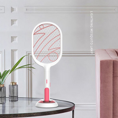 Mosquito Swatter elektromos USB újratölthető légykapós ütőbetétek gyilkosok háztartási hálószoba dekorációhoz