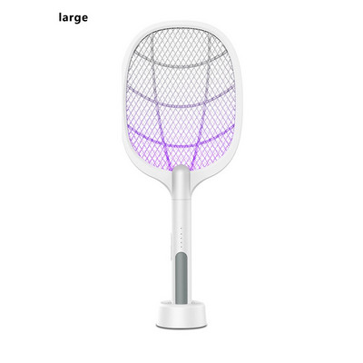 Електрическа мухобойка Убийца UV светлина USB акумулаторна ракета за мухи LED лампа Летен капан за комари Ракета против насекоми Bug Zapper