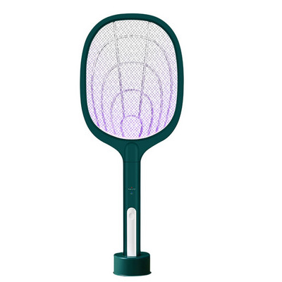 Електрическа мухобойка Убийца UV светлина USB акумулаторна ракета за мухи LED лампа Летен капан за комари Ракета против насекоми Bug Zapper