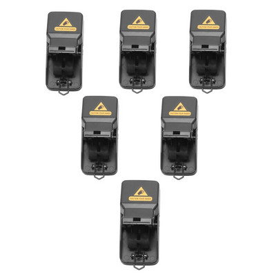 6 ks opakovane použiteľných pascí na chytanie potkanov a myší, pascí na myši, návnad na myši, pružinový lapač hlodavcov, kontrola škodcov