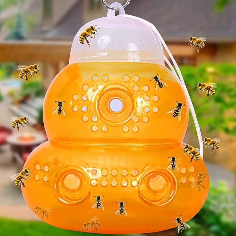 Pasca na osy, protiúniková, opakovane použiteľná, vodotesná, bez úniku vody, protikorózna pasca na osy, zavesná na vonkajšie použitie - vhodná pre osy-FS-PHFU