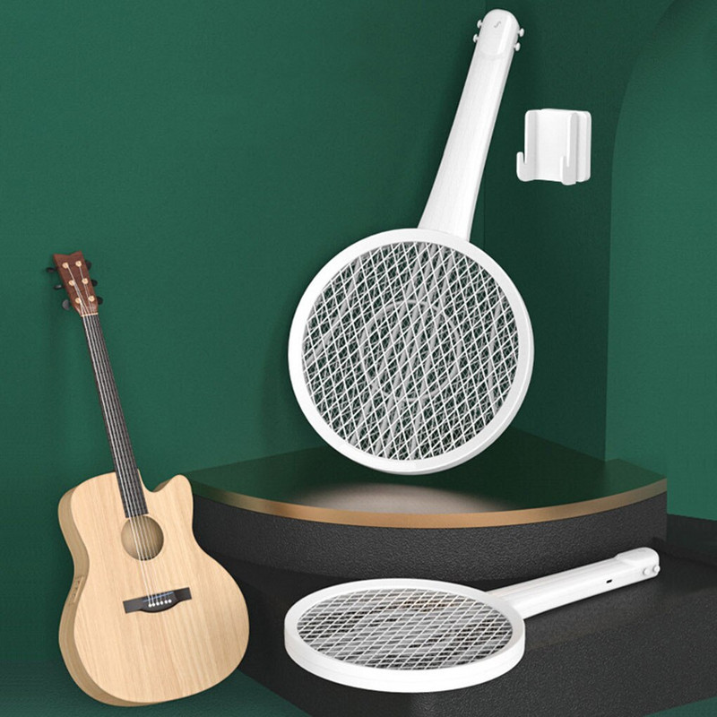 Elektrický lietajúci hmyz 2 v 1, ručný lietajúci hmyz, pílka na muchy, nabíjateľná USB, pálka na škodcov