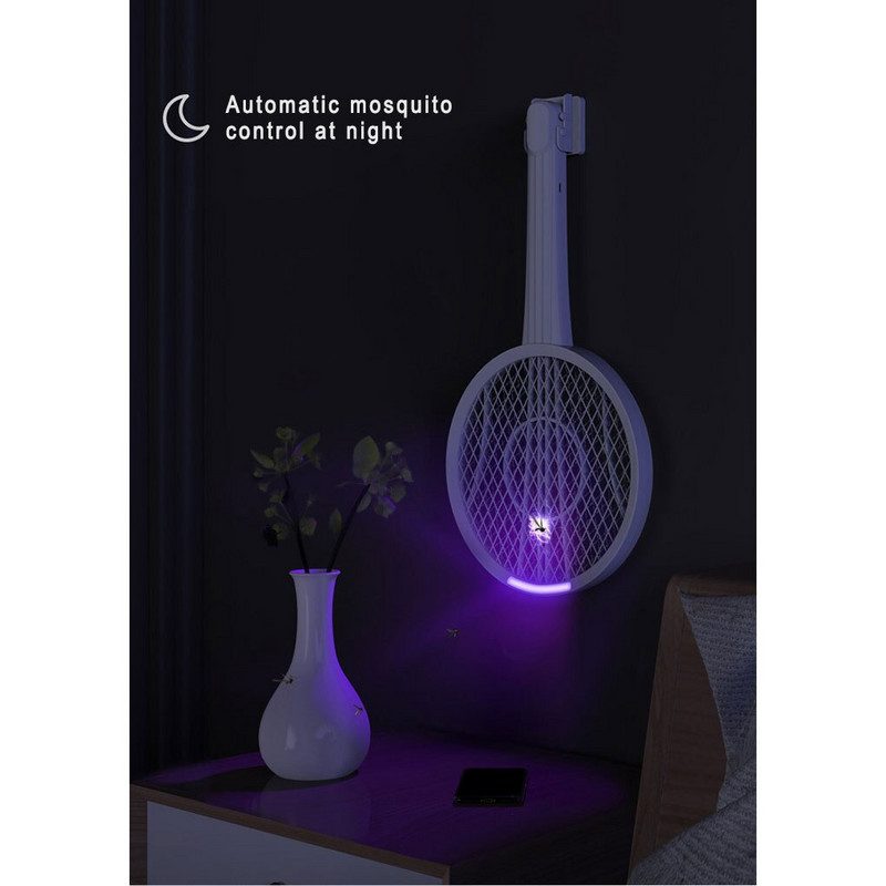 Elektrický lietajúci hmyz 2 v 1, ručný lietajúci hmyz, pílka na muchy, nabíjateľná USB, pálka na škodcov