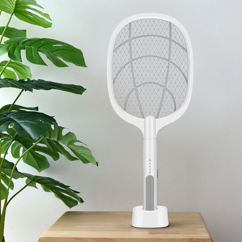 Nová 3000V elektrická plácačka na hmyz, USB 1200mAh nabíjateľná plácačka na komáre, zabíja muchy, hmyz, lapač, zabijak