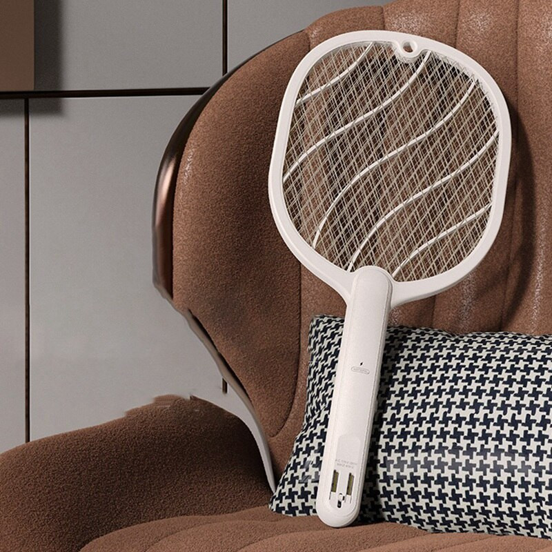 Ručna svjetiljka za ubijanje komaraca USB 1200MAh Summer Fly Swatter Trap Kućni reket protiv insekata za dom na otvorenom