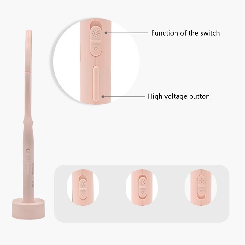 Lampă 5 în 1 pentru uciderea țânțarilor, unghi multifuncțional, reglabil, țânțar de țânțari, 3500 V, electric, reîncărcabil prin USB