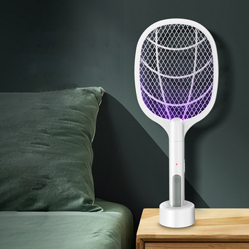 Πολυλειτουργικό Ηλεκτρικό Swatter Anti Mosquito Fly Bug Zapper Racket Killer Trap Lamp για οικιακό κιτ λαμπτήρων παγίδας