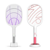 2022. Siguran 2-u-1 reket protiv kukaca, punjivi USB reket za zamke za komarce za kućnu spavaonicu, svjetiljku, luksuznu muholovku, prijenosnu