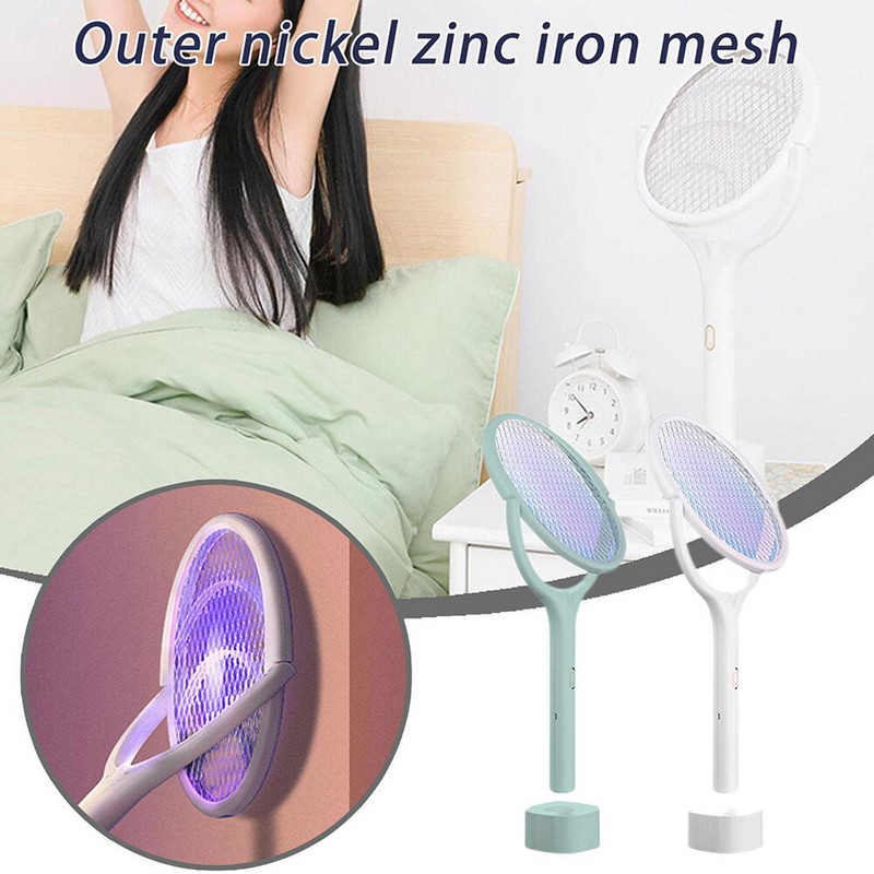 5 v 1 elektrická lampa na zabíjanie komárov, lampa na zabíjanie komárov 3500 V USB nabíjateľná, nastaviteľný uhol, elektrický hmyz