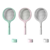 5v1 lampa na zabíjanie komárov, multifunkčná lampa na zabíjanie komárov s nastaviteľným uhlom, 3500V elektrická nabíjateľná USB lampa na komáre