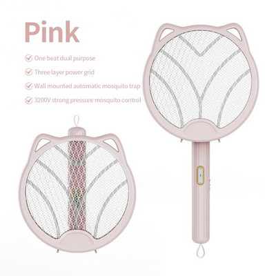 Elektrická pálka na komáre 3500V, pálka na hmyz, pálka na komáre, USB nabíjateľná, zabíjačka much, hmyz, pálka na hmyz, letná záhradná pasca