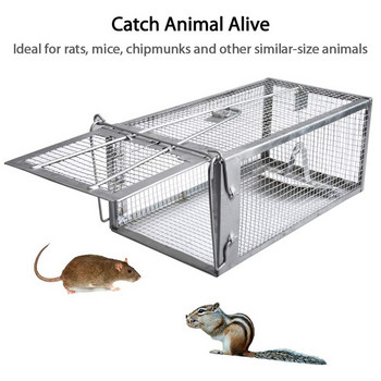 Практична клетка за капан за плъхове за живи животни Улов на примамка за контрол на гризачи и мишки