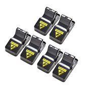 6 ks opakovane použiteľných pascí na chytanie potkanov a myší, pascí na myši, návnad na myši, pružinový lapač hlodavcov, kontrola škodcov