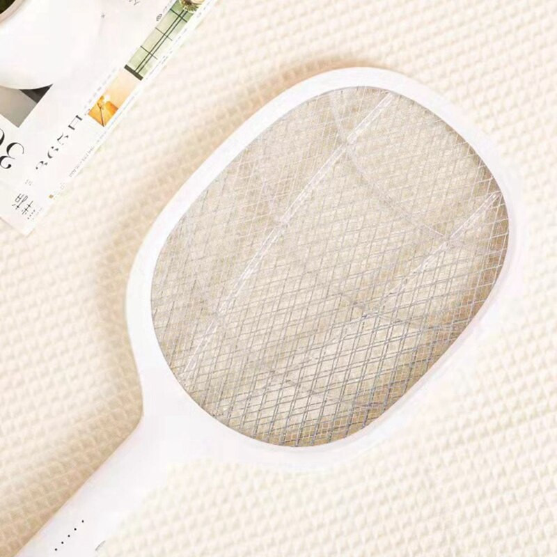 2PCS Bug Zapper Raketa na komáre s super jasným LED svetlom na zapnutie USB nabíjateľnej elektrickej mucholapky