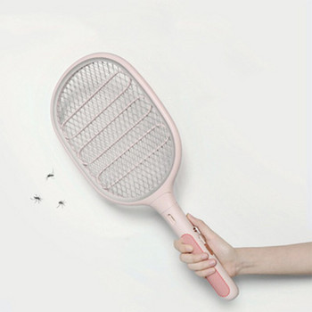 Домакинска вътрешна електрическа бъркалка за комари 2 в 1 USB 1800mAh акумулаторна бъркалка за комари, мухи и насекоми