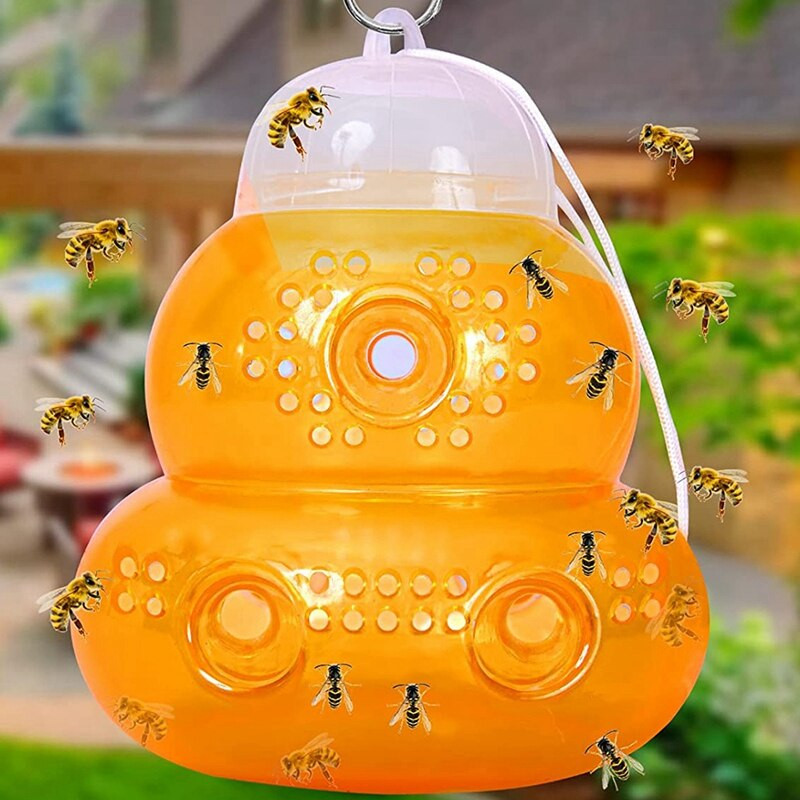 AT69 - Pasca na osy, protiúniková, opakovane použiteľná, vodotesná, bez úniku vody, protikorózna pasca na osy, vonkajšia, závesná - vhodná pre osy