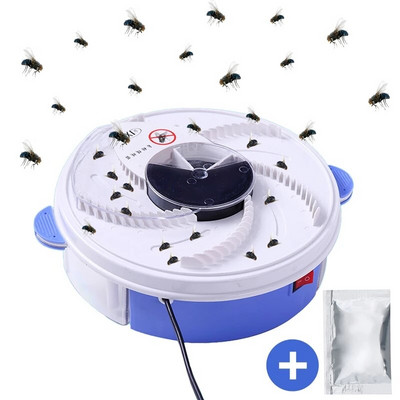 USB Flytrap Автоматичен улов на вредители Electric Killer Pest Reject Indoor Outdoor Kitchen Fly Trap Автоматичен мухоловка със стръв