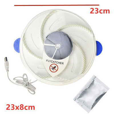 Capcană de muște prin USB Capcană automată de dăunători Ucigaș electric Rejectare dăunători Capcană de muște de bucătărie în interior și exterior Capcană de muște automată cu momeală