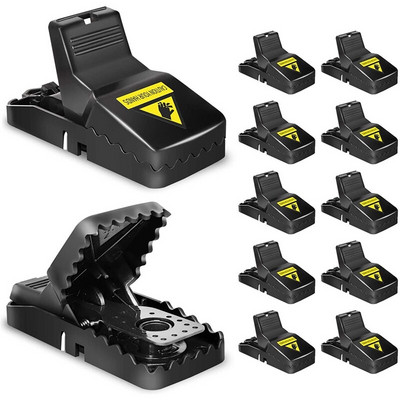 Pasce na myši, malé pasce na potkany, ktoré fungujú, odnímateľný návnadový pohár, bezpečná a účinná pasca na veveričky do domu, interiéru a exteriéru