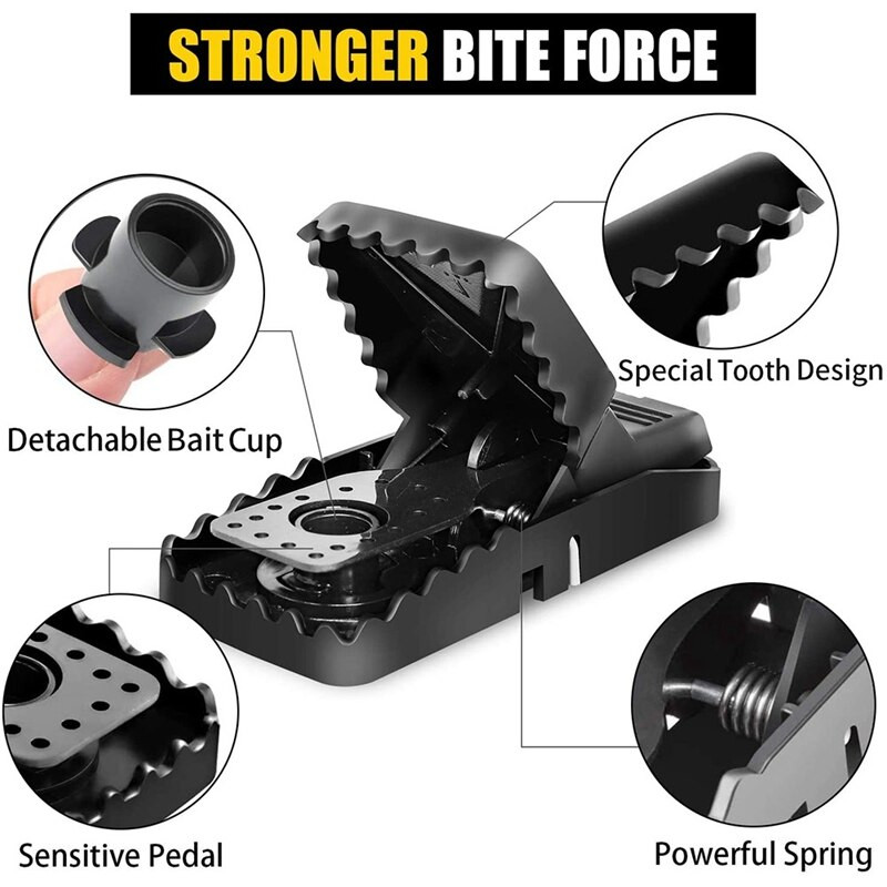 Pasce na myši, malé pasce na potkany, ktoré fungujú, odnímateľný návnadový pohár, bezpečná a účinná pasca na veveričky do domu, interiéru a exteriéru