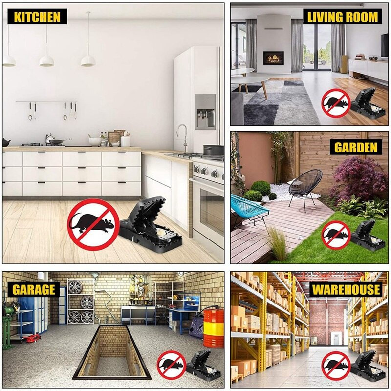 Pasce na myši, malé pasce na potkany, ktoré fungujú, odnímateľný návnadový pohár, bezpečná a účinná pasca na veveričky do domu, interiéru a exteriéru