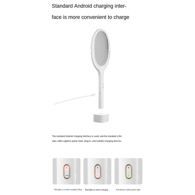 Lampă rotativă pentru ucigaș de țânțari cu 90 de grade Rachetă electrică pentru insecte Lumină UV USB Bug Zapper Capcană Muște Muște de vară