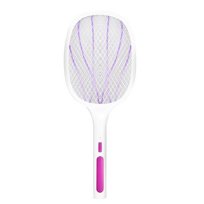 3000V 6 LED lampa za ubijanje komaraca s UV lampom USB 1200Mah zamka za kukce Ljetna zamka za lov na muhe Kućni reket za insekte