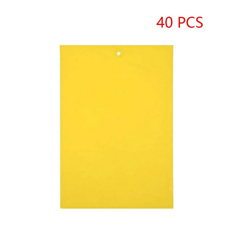 40 ks silne lepiace záhradné lepidlo na kontrolu škodcov, lepené dosky, hmyz, lepkavá doska, papier na chytanie hmyzu