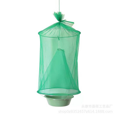 Lapač much, zabijak škodcov, opakovane použiteľný závesný lapač much, klietka na muchy, sieťové pasce na záhradu, závesný lapač much pre dropshipping