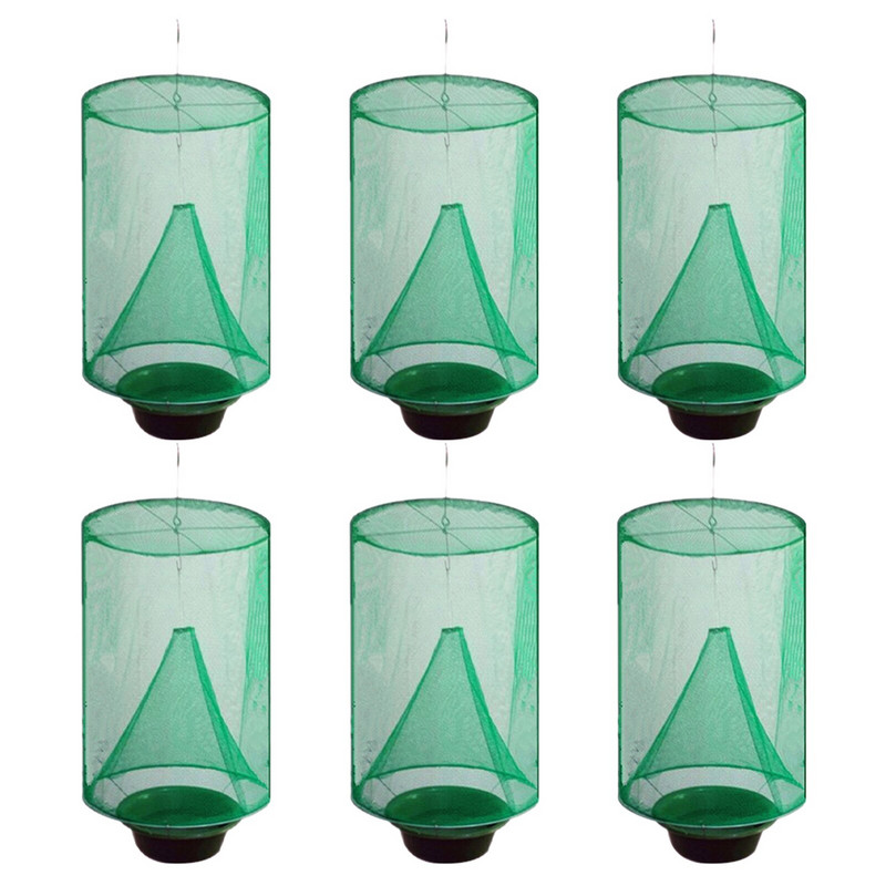 Lapač much, zabijak škodcov, opakovane použiteľný závesný lapač much, klietka na muchy, sieťové pasce na záhradu, závesný lapač much pre dropshipping