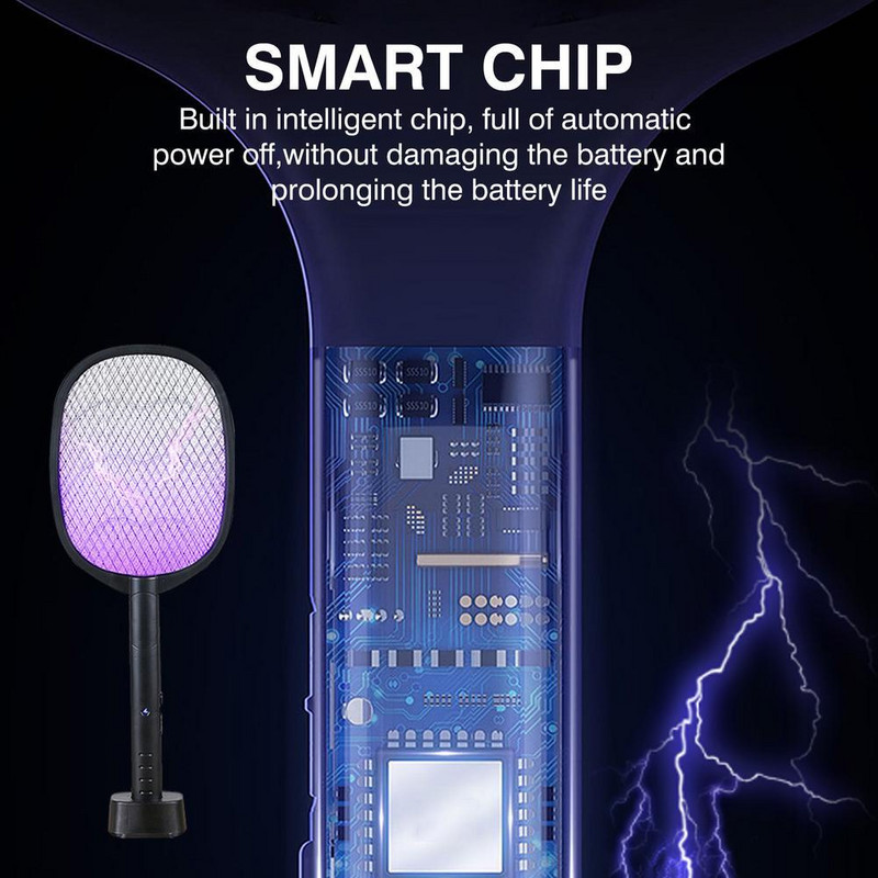 3000 V elektromos légycsapó gyilkos nyári beltéri kültéri összecsukható szúnyogütő USB újratölthető lámpa rovarok elleni védelem