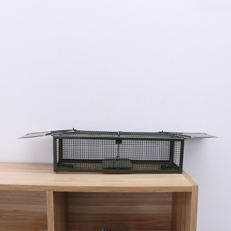 Humánna živá klietka pre zvieratá, klietka pre potkany, domáce použitie, živá kontrola hlodavcov (zelená)