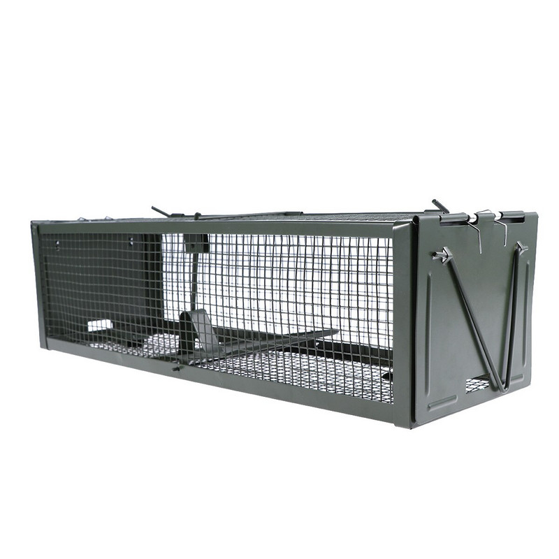 Humánna živá klietka pre zvieratá, klietka pre potkany, domáce použitie, živá kontrola hlodavcov (zelená)