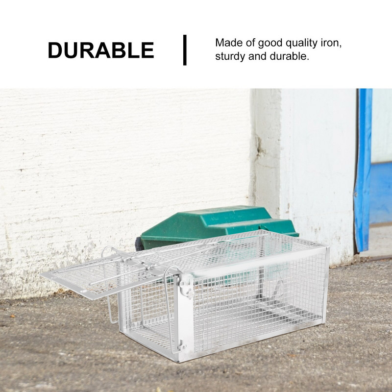 1db Mókusketrec élő mókusok biztonságos rágcsáló hörcsögfogó nyúlcsapdák kültéri hörcsögök élő ketrece