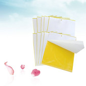 Capcane lipicioase pentru muștele albe Capcane lipicioase galbene pentru placa de lipici pentru muște atrage capcane Gnat Sticky