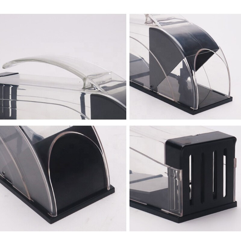 Skaidrus pelėkautas, išmanusis savaime užsifiksuojantis graužikų gaudyklė, automatinis žiurkių gaudytojas, daugkartinis žiurkės narvas, saugus, tvirtas pelės žudikas, namų ūkis