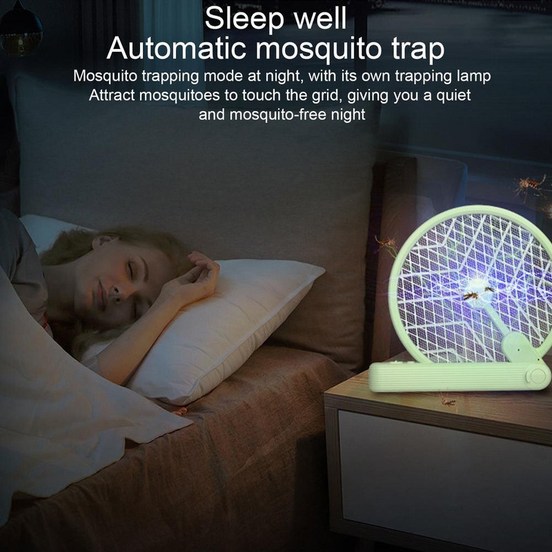 3600V plácačky na muchy USB elektrický šok lampa na komáre raketa na pascu na komáre elektrická pasca na muchy domáca raketa na hmyz