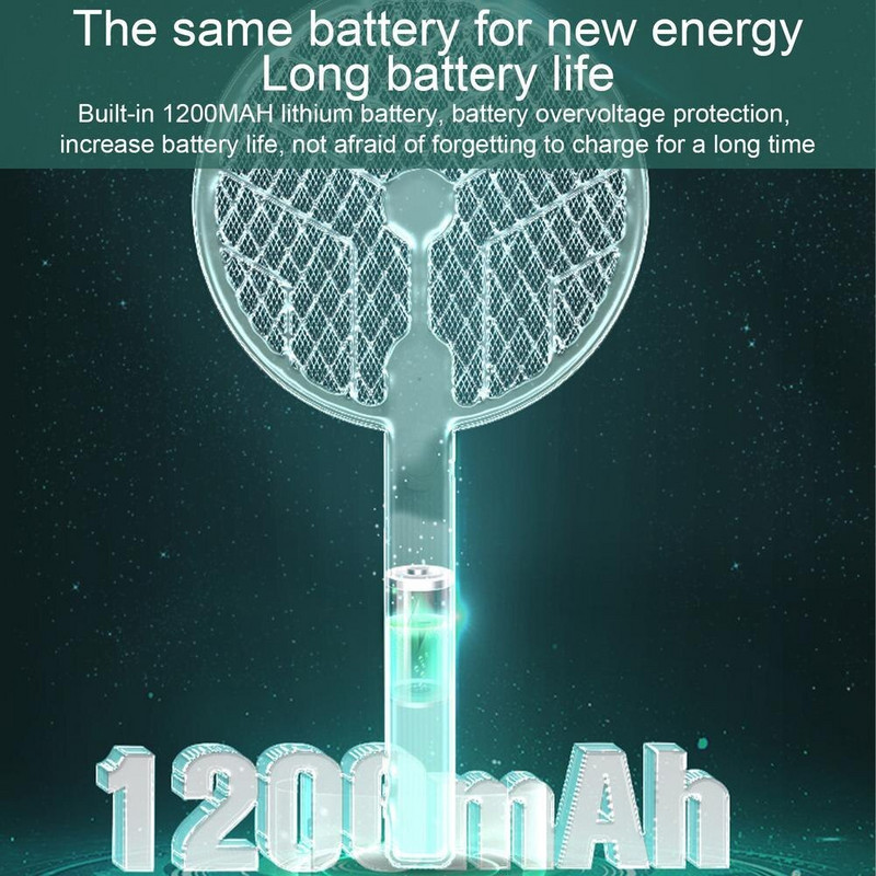 3600V plácačky na muchy USB elektrický šok lampa na komáre raketa na pascu na komáre elektrická pasca na muchy domáca raketa na hmyz