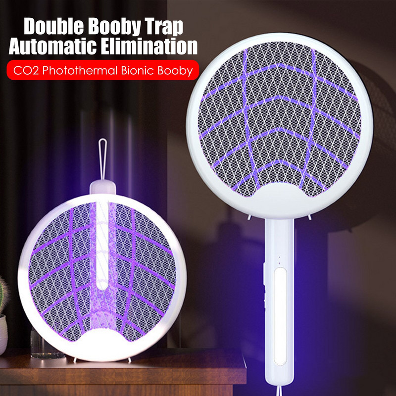 Električni reket za muholovku Prijenosna muholovka Punjivi reket za muholovku Ručni hvatač insekata s krilima