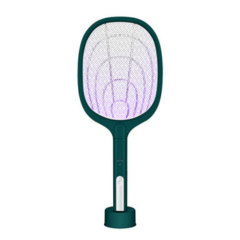 3000V Електрически убиец на комари с UV лампа USB акумулаторна буболечка Лятна мухобойка Капан Репелер Домашна ракета за насекоми