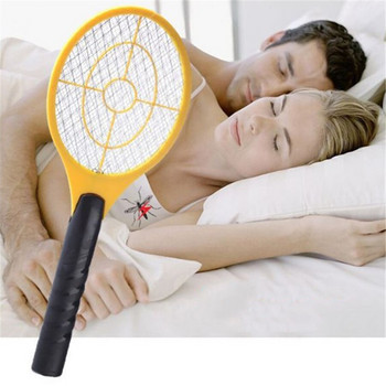 1 PC Electric Fly Insect Bug Zapper Bat Racket Swatter Bug Bug Wasp Pest Killer Household Battery Electric Suquito Swatter